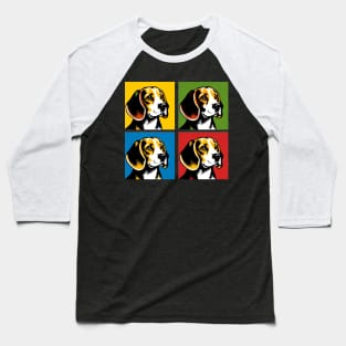 Beagle Pop Art - Dog Lover Gifts Baseball T-Shirt